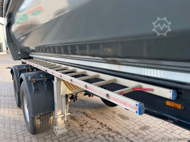 Tipper semitrailer MEILLER 20m³Kurz Kippauflieger / HYDRAULISCHE KLAPPE/