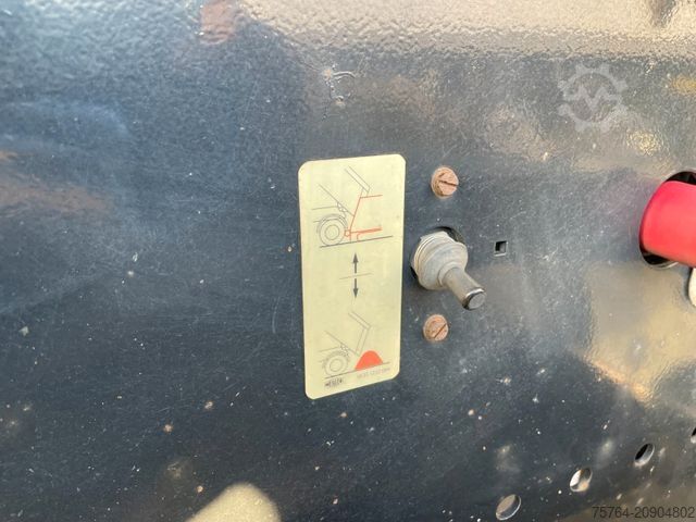 Tipper semitrailer MEILLER 20m³Kurz Kippauflieger / HYDRAULISCHE KLAPPE/