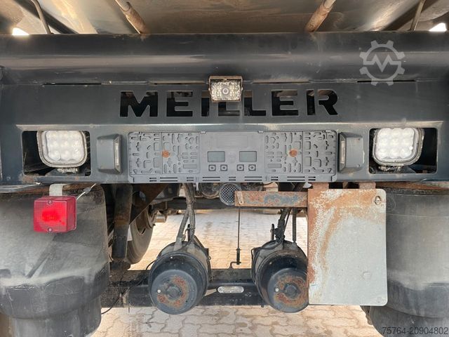 Tipper semitrailer MEILLER 20m³Kurz Kippauflieger / HYDRAULISCHE KLAPPE/