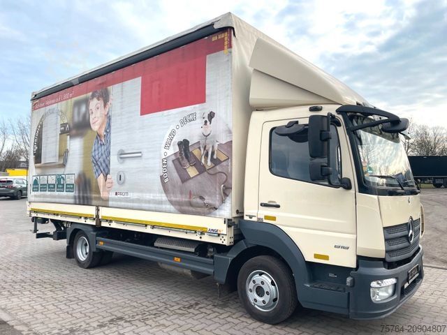 Curtain sider van MERCEDES-BENZ 818 Atego/6,10m Pritsche/Schiebplane/MBB LBW