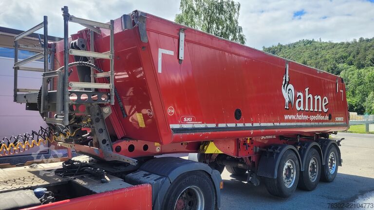 Walking floor Schmitz SKI 24 27 m³ Alu Thermo Mulde Liftachse