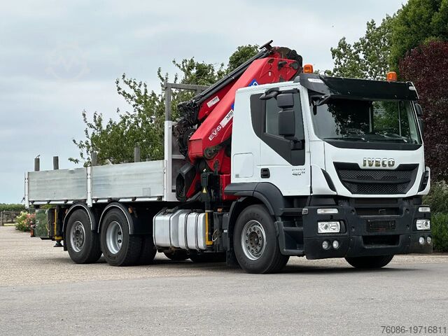 Crane truck Iveco Stralis 420 2015!!TRUCK HMF50TM/FLY-JIB! WINCH/...