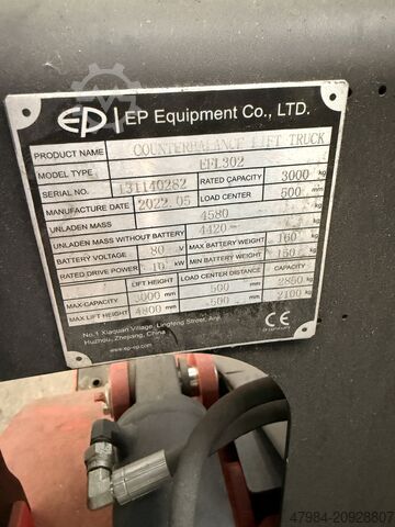 Electric Forklift EP EFL 302