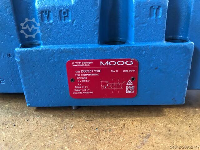 Moog valve f. Battenfeld D663Z1720E Moog D663Z1720E