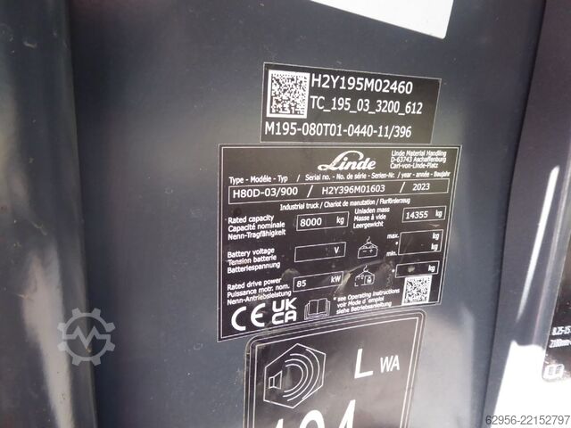 Dieselstapler Linde H80D-03/900