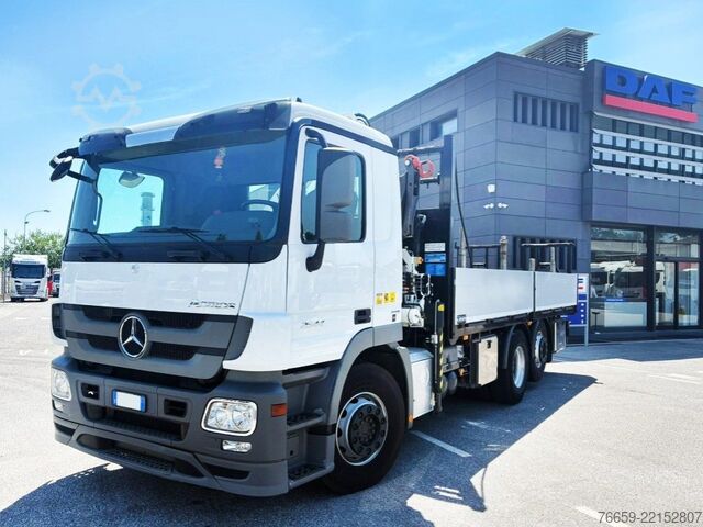 Truck mounted crane MERCEDES-BENZ Actros 2544 cassonato + gru Bonfiglioli
