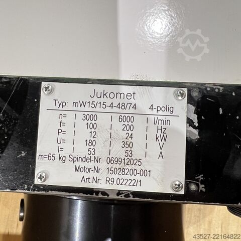 Sonstige JUNKER / JUKOMET HF-Schleifspindeleinheit mW15