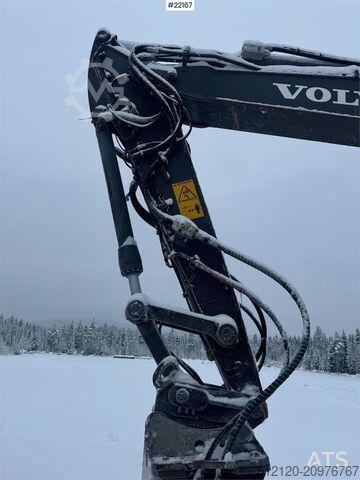 Wheel excavator Volvo EW160D wheeled excavator with elevating cab and so