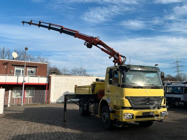 Tipper truck MERCEDES-BENZ 1833 Axor 3Skipper + ATLAS Kran + Seilwinde 4x2