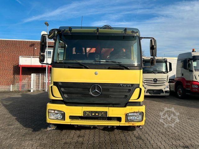 Tipper truck MERCEDES-BENZ 1833 Axor 3Skipper + ATLAS Kran + Seilwinde 4x2
