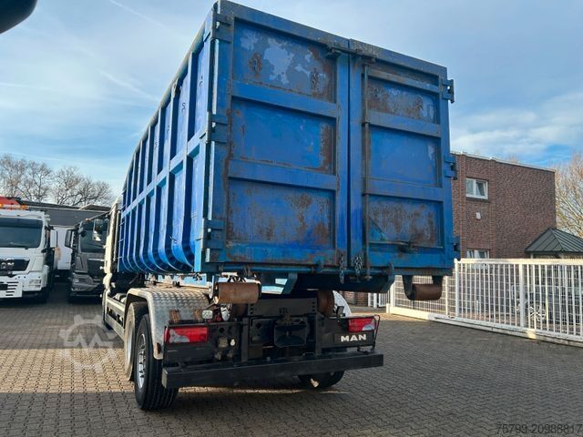 Truck mounted crane MAN 26.480 TGX Wechselsystem Abroller+Kran+Container