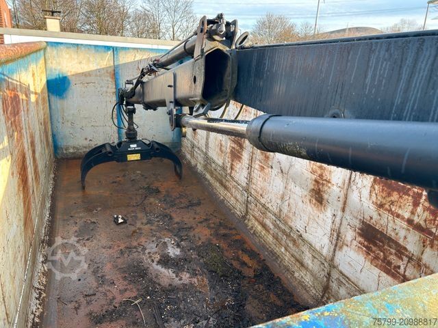 Truck mounted crane MAN 26.480 TGX Wechselsystem Abroller+Kran+Container