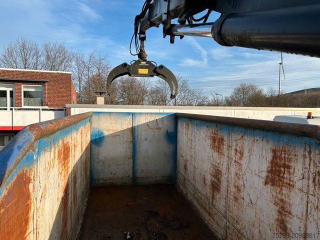 Truck mounted crane MAN 26.480 TGX Wechselsystem Abroller+Kran+Container