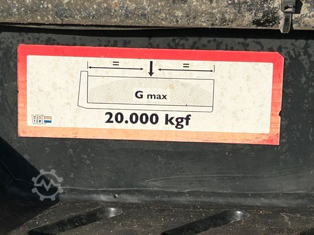 Truck mounted crane MAN 26.480 TGX Wechselsystem Abroller+Kran+Container