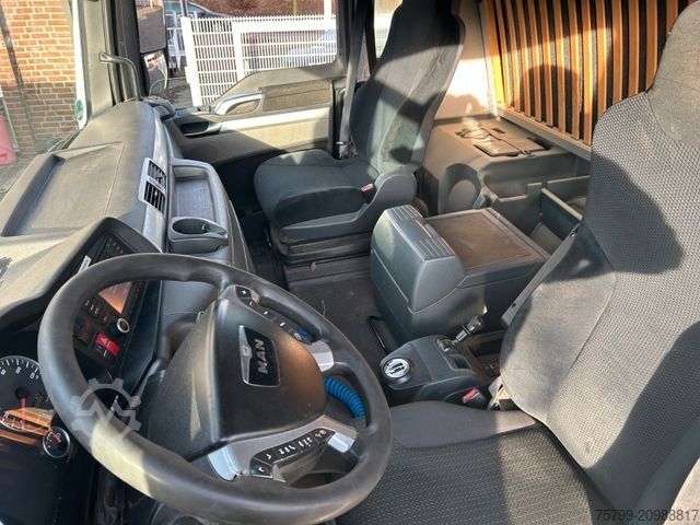 Truck mounted crane MAN 26.480 TGX Wechselsystem Abroller+Kran+Container