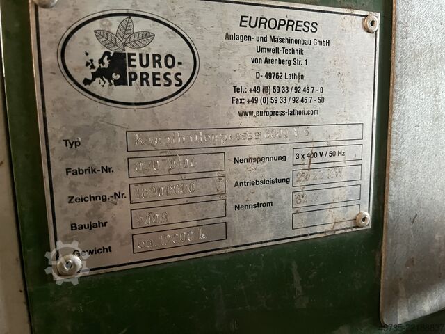 Ballenpresse Europress Umwelttechnik GmbH EP 6000 V5 - Hakenliftmobil