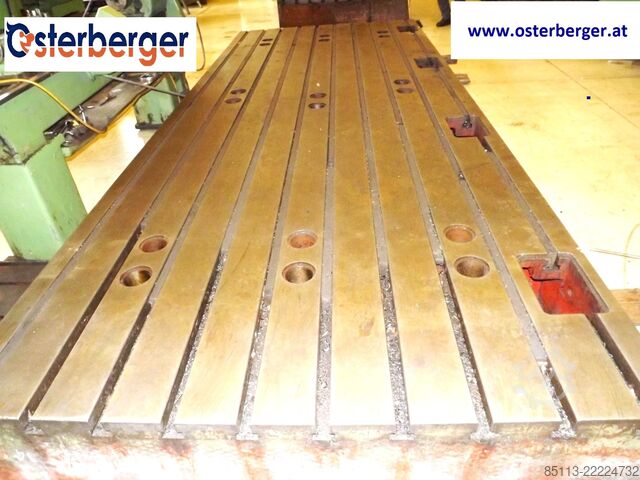 Clamping plates with T-slots - 4 pieces  5000x2000x400