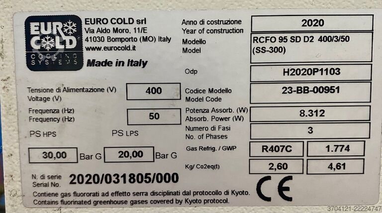Filtration and refrigeration system MÜLLER Combiloop CL5-800