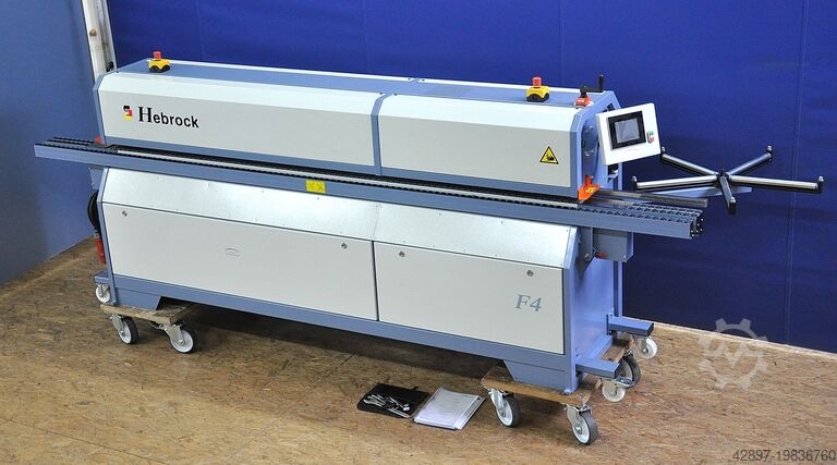 Kantenanleimmaschine mit Fuegen Hebrock F4
