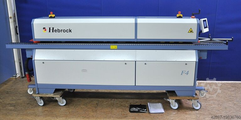 Kantenanleimmaschine mit Fuegen Hebrock F4