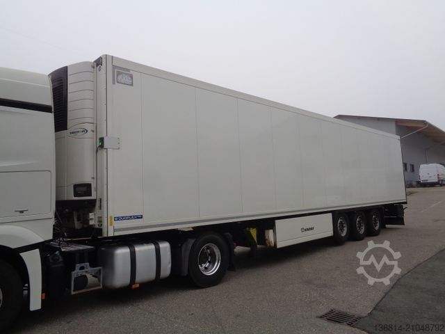 Kühlauflieger KRONE SD Carrier Doppelstock Trennwand Liftachse