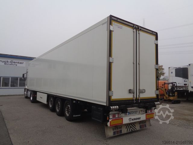 Kühlauflieger KRONE SD Carrier Doppelstock Trennwand Liftachse