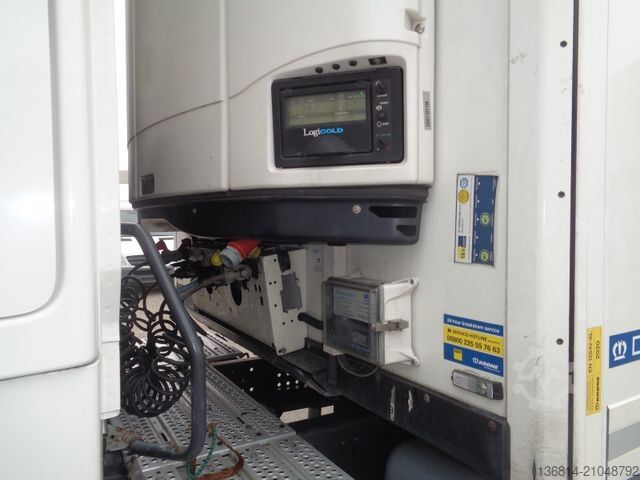 Kühlauflieger KRONE SD Carrier Doppelstock Trennwand Liftachse