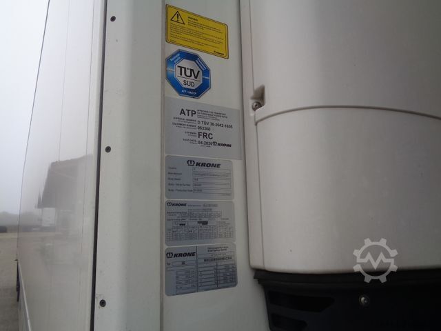 Kühlauflieger KRONE SD Carrier Doppelstock Trennwand Liftachse