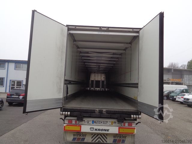 Kühlauflieger KRONE SD Carrier Doppelstock Trennwand Liftachse
