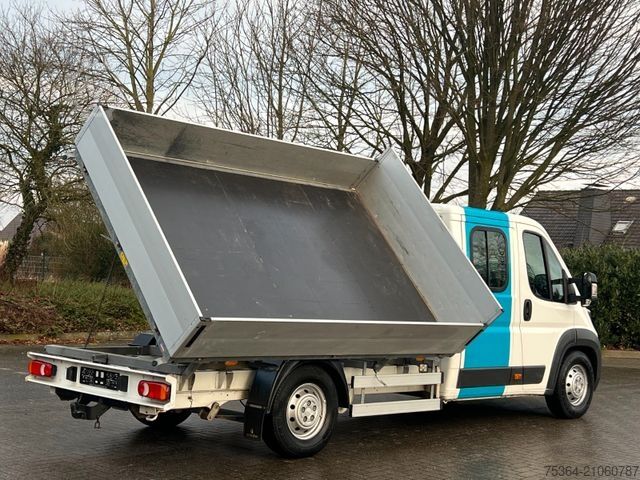 Transporter mit Kipper CITROEN Jumper 2.2 Hdi Doppelkabine Dreiseitenkipper Ahk