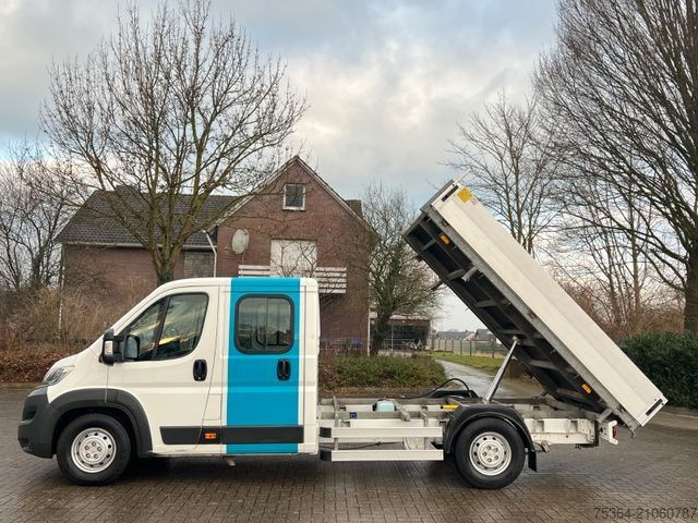 Transporter mit Kipper CITROEN Jumper 2.2 Hdi Doppelkabine Dreiseitenkipper Ahk