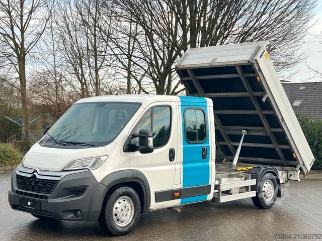 Transporter mit Kipper CITROEN Jumper 2.2 Hdi Doppelkabine Dreiseitenkipper Ahk