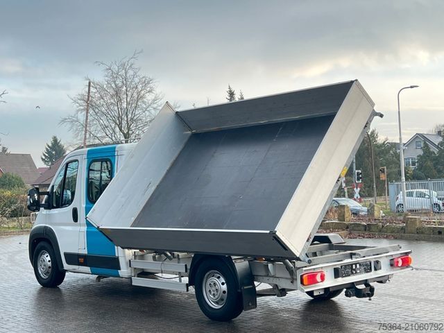Transporter mit Kipper CITROEN Jumper 2.2 Hdi Doppelkabine Dreiseitenkipper Ahk