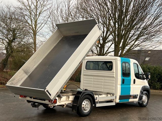 Transporter mit Kipper CITROEN Jumper 2.2 Hdi Doppelkabine Dreiseitenkipper Ahk