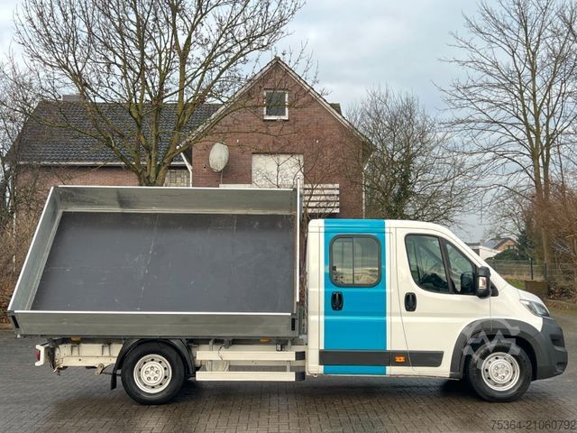 Transporter mit Kipper CITROEN Jumper 2.2 Hdi Doppelkabine Dreiseitenkipper Ahk