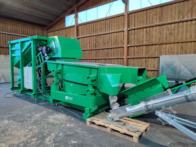 Siebanlage für Holzpellets, semi-mobil S&F GmbH
