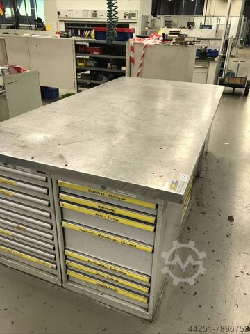 Aluminum plate for workbench Aluminiumplatte 2520x1280x60 mm