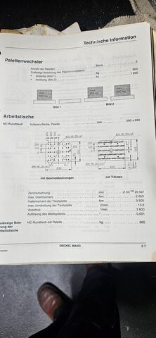 Universal-Bearbeitungszentrum Deckel Maho DMC 60 U hi-dyn