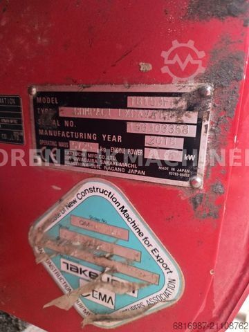 Minibagger TAKEUCHI TB153FR