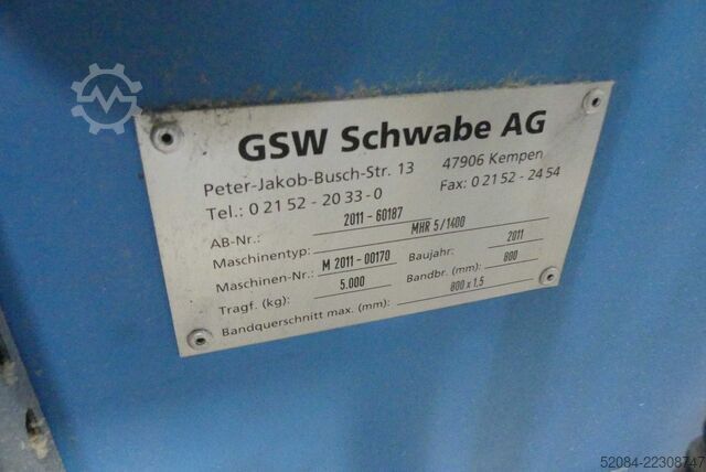 Eccentric press double column ERFURT Presse PKZZI 800.1/3150x1600/500E