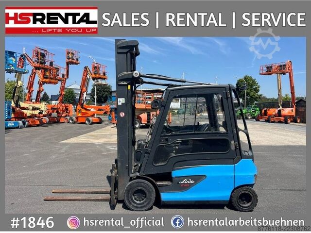 Forklift Linde E30L-01 side-shift 6.62m heating (1846)