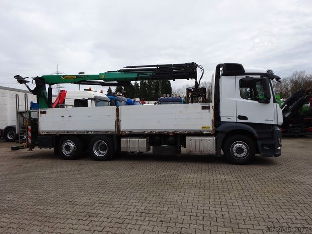 Truck mounted crane MERCEDES-BENZ 2543 Antos Baustoff +PK 26001 bis 20 m Auslage
