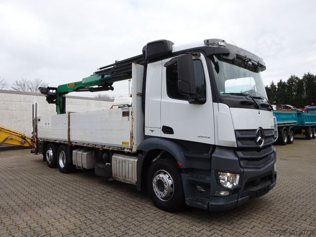 Truck mounted crane MERCEDES-BENZ 2543 Antos Baustoff +PK 26001 bis 20 m Auslage