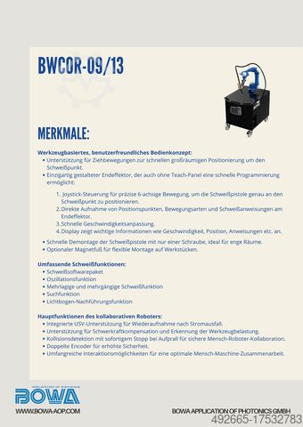 Industrieroboter BOWA A.O.P. GmbH BWCOR-09/13