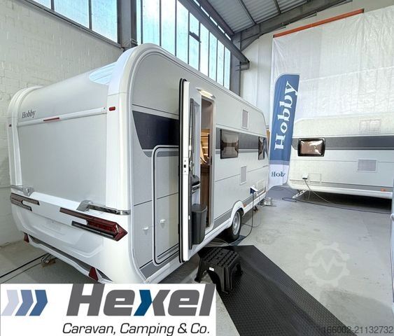 Wohnwagen HOBBY Excellent Edition 490 KMF Garagenklappe