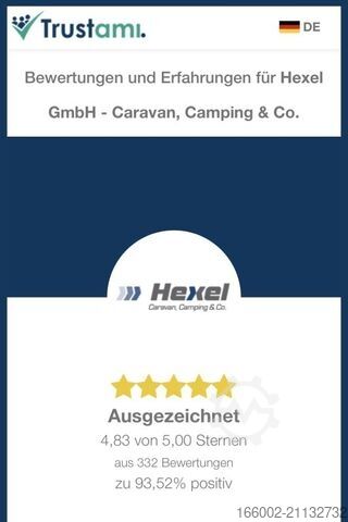 Wohnwagen HOBBY Excellent Edition 490 KMF Garagenklappe