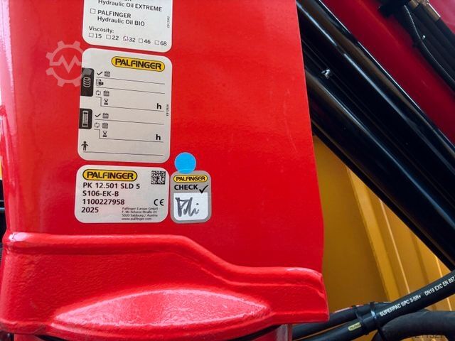 Kipper LKW MERCEDES-BENZ AROCS 1843 4x2 Kipper Kran Palfinger PK12.501