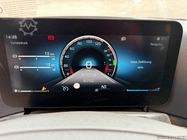 Kipper LKW MERCEDES-BENZ AROCS 1843 4x2 Kipper Kran Palfinger PK12.501