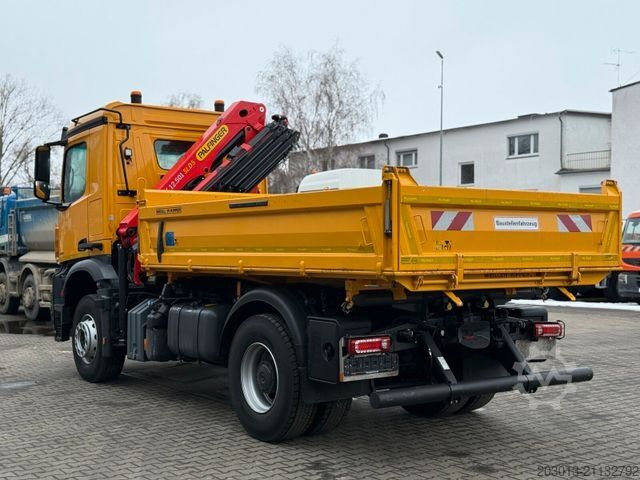 Autokran MERCEDES-BENZ AROCS 1843 4x2 Kipper Kran Palfinger PK12.501