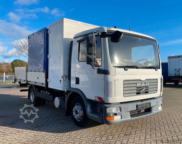 Curtain sider van MAN TGL 8.210 BB Pritsche/ 2xAHK+Öl/ NL  2.9t